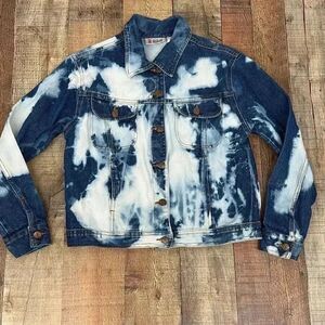 Vintage Bill Blass Bleached Denim Jacket